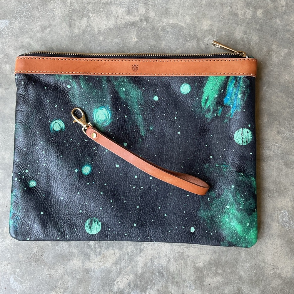 Garuglieri Italian Leather Wristlet Pouch - Picture 5 of 9